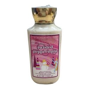 Sealed New Bath & Body Works Frosted Twisted Peppermint Body Lotion 8oz